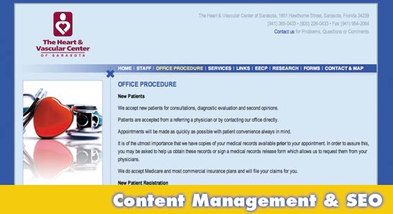 Sarasota Website Design Heartcenter Sarasota Website Design Heartcenter
