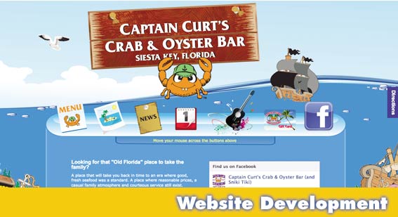 Sarasota Website Design Captain Curts Sarasota Website Design Captain Curts